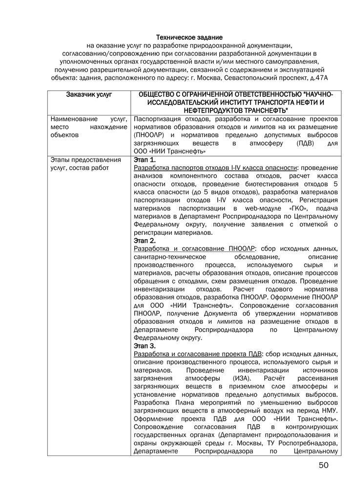 Пдв согласование проекта