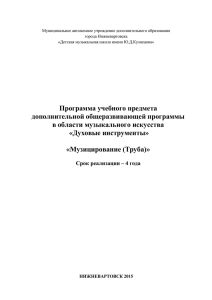 Срок реализации учебного предмета.