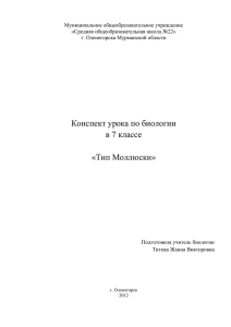 Муниципальное общеобразовательное учреждение «Средняя общеобразовательная школа №22» г. Оленегорска Мурманской области