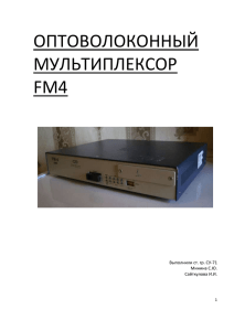 Оптоволоконный мультиплексор FM4