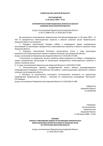 Постановление Правительства Амурской области от 28.04.2008