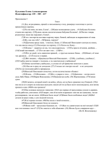 Кузьмина Елена Александровна Идентификатор: 235 – 385 – 417