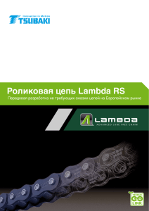 Роликовая цепь Lambda RS