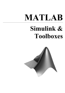 Matlab: Simulink & Toolboxes