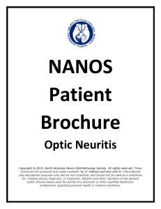 Optic Neuritis - North American Neuro