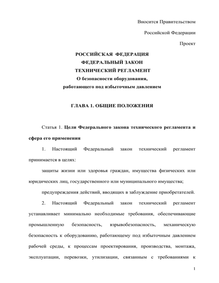 Проект федерального бюджета вносится правительством для принятия