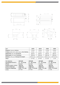 10 тн/час 4 – 20 тн/час 2 – 10 тн/час 4 – 20 тн/час 0,5 м3 0,7 м3