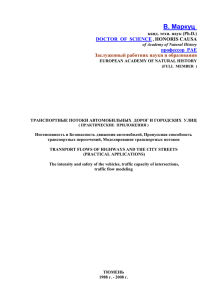Трансп. потоки автом. дор. и гор. улиц полный 2013г.