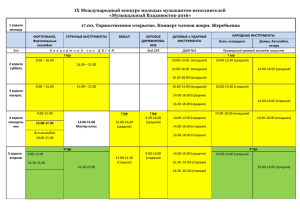 IX Международный конкурс молодых музыкантов