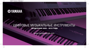 Электронные музыкальные инструменты Yamaha (2010)