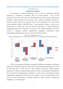 Финансовые счета и балансы финансовых активов и