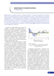 ИНВЕСТИЦИИ В ОСНОВНОЙ КАПИТАЛ О.Изряднова