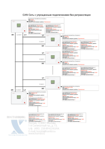 CAN Сеть с упрощенным подключением без ретрансляции