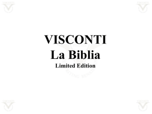 Visconti The Jewish Bible
