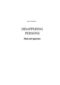 DISAPPERING PERSONS