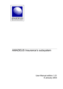 AMADEUS Insurance`s subsystem