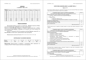 Ответы и критерии ИСТОРИЯ 11 кл Март 2012