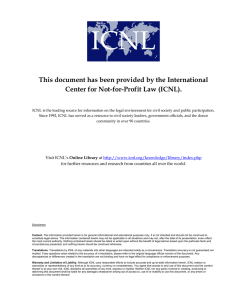 This document has been provided by the International