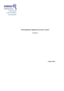 Электронное правительство и аудит