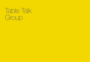 Table Talk Group March 2015