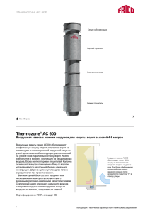 Воздушная завеса Thermozone AC600