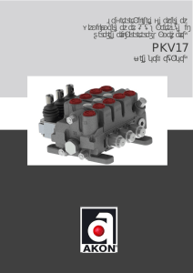 Спецификация PKV17 - Гидрораспределители AKON