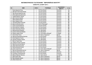 математическо състезание "европейско кенгуру"