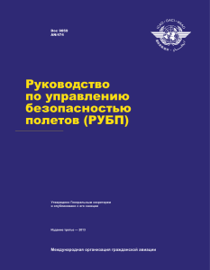 Руководство по управлению безопасностью полетов (РУБП)