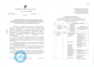 Постановление № 24-ок от 13.11.2012 О внесении изменений в