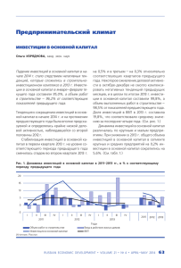 Инвестиции в основной капитал.