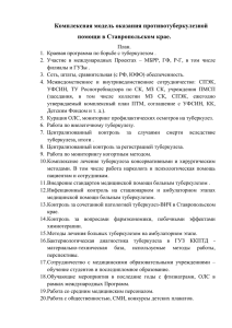 Комплексная модель оказания противотуберкулезной помощи в