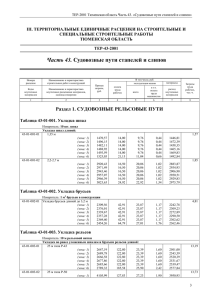 ТЕР-43-2001 Судовозные пути стапелей и слипов