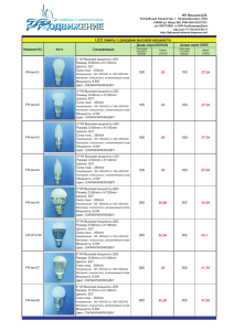 LED лампы с диодами высокой мощности