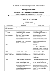 Поправки в изданный СТО НОСТРОЙ 2.24.2-2011 - ИСЗС