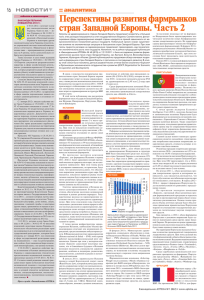 Перспективы развития фармрынков стран Западной Европы