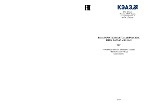 pdf Руководство по эксплуатации ВА53-43-РЕГ, ВА55-43-РЕГ