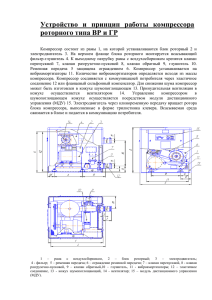 Устройство и принцип работы компрессора роторного типа ВР и