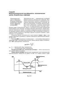 Глава 22 Макроэкономическая нестабильность: экономические