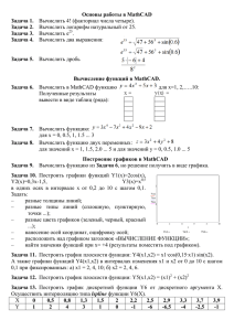 Основы работы в MathCAD Задача 1. Вычислить 4! (факториал