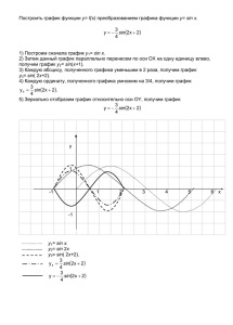 Построить график функции y= f(x)