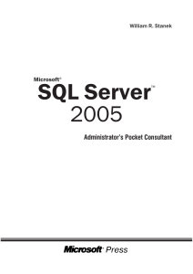 Microsoft SQL Server 2005. Справочник администратора