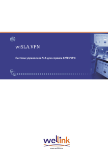 Система управления SLA для сервиса L2/L3 VPN