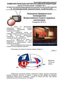 Освещение федеральным телевидением Всероссийского Совета трудовых коллективов