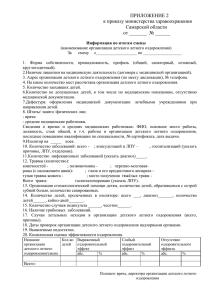ПРИЛОЖЕНИЕ 2 к приказу министерства здравоохранения Самарской области от _______  № ______