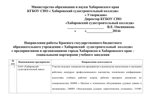 Направления работы Краевого государственного бюджетного