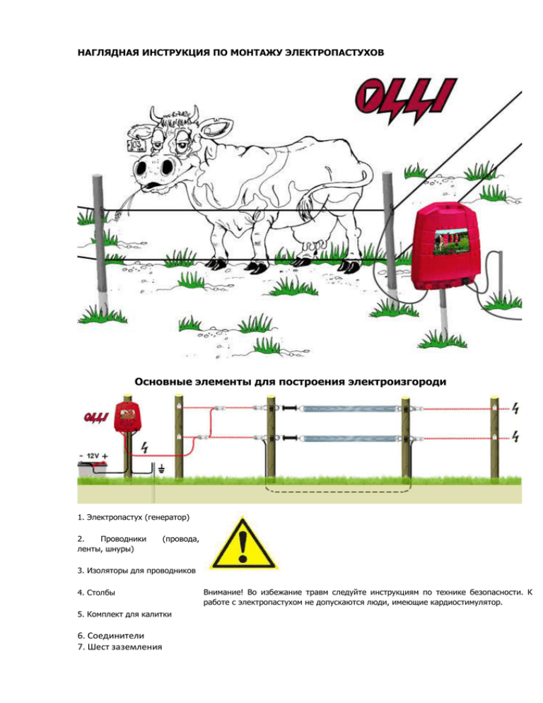 Схема электропастуха olli