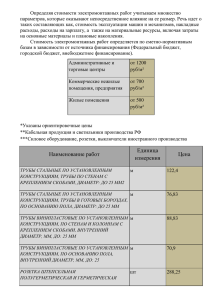 Расценки услуг - электромонтажные работы Волгоград