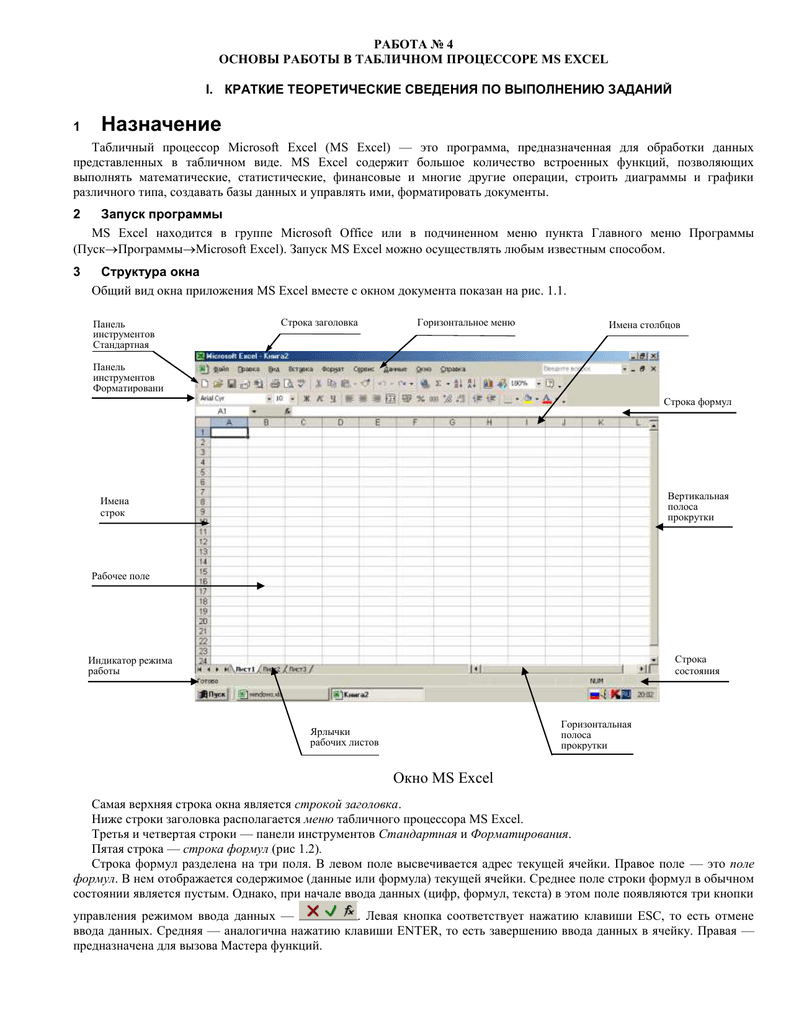 Лабораторная работа: Использование диаграмм и графиков в табличном процессоре Microsoft Office Excel