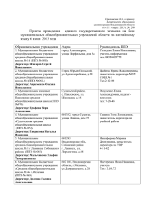 приложение №6 - Департамент образования Владимирской