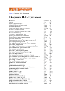 Сборники И. С. Проханова